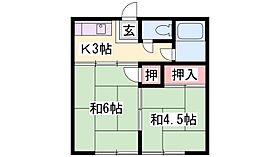 兵庫県加古川市平岡町新在家（賃貸アパート2K・1階・25.00㎡） その2