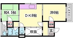 間取図画像 2DK