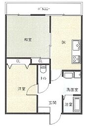 サンモリッツＢ棟 2階
