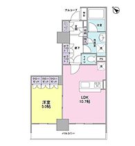 LaSante五反田 1304 ｜ 東京都品川区西五反田８丁目9-11（賃貸マンション1LDK・13階・42.53㎡） その2