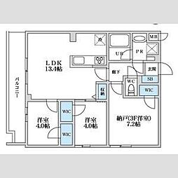 間取図画像 3LDK
