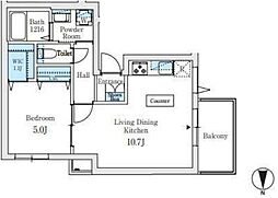間取図画像 1LDK