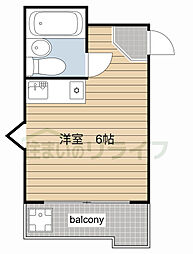 ジョイフル中野坂上 ワンルームの間取図画像