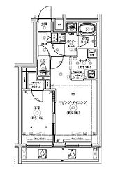 東京メトロ丸ノ内線 中野富士見町駅 徒歩11分の賃貸マンション 4階1LDKの間取り