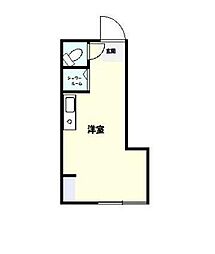 東京メトロ丸ノ内線 東高円寺駅 徒歩9分の賃貸アパート 1階ワンルームの間取り