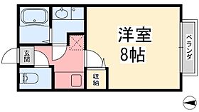 フィオーレ城北 107 ｜ 愛媛県松山市高砂町3丁目（賃貸アパート1K・1階・23.18㎡） その2