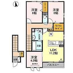 間取図画像 3LDK