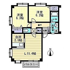 物件の間取り