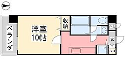 CITYSPIRE東石井 1Kの間取図画像