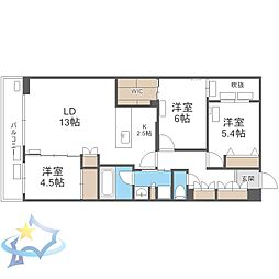 間取図画像 3LDK