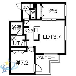 札幌市電2系統 西線11条駅 徒歩2分 1階/-