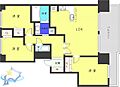 ダイアパレス円山北町9階13.0万円