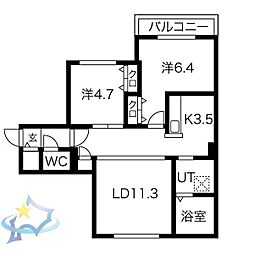 札幌市営東西線 琴似駅 徒歩7分 2階/-