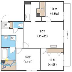間取図画像 3LDK