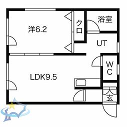 間取図画像 1LDK