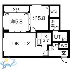 札幌市電2系統 西線16条駅 徒歩9分