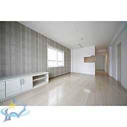 札幌市営東西線 菊水駅 徒歩17分の賃貸マンション 4階2LDKのリビング/ダイニング