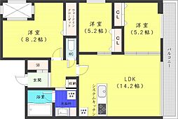札幌市電2系統 西線16条駅 徒歩3分 4階/-
