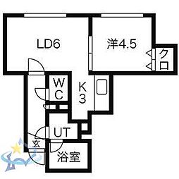 札幌市営東西線 発寒南駅 徒歩6分 2階/-