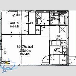 間取図画像 1LDK