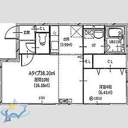 間取図画像 1LDK