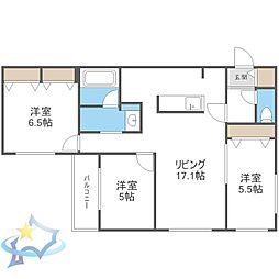札幌市営東西線 西18丁目駅 徒歩18分 2階/-