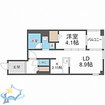 北海道札幌市中央区大通西18丁目（賃貸マンション1LDK・3階・38.37㎡） その2