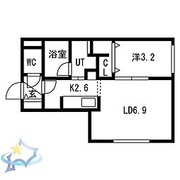 札幌市営東西線 発寒南駅 徒歩15分 2階/-