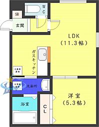 札幌市営東西線 発寒南駅 徒歩4分 2階/-