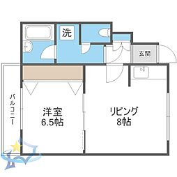札幌市営東西線 発寒南駅 徒歩6分 2階/-