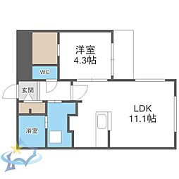 札幌市営東西線 琴似駅 徒歩6分 5階/-