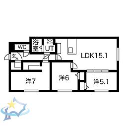 札幌市電2系統 西線16条駅 徒歩8分 4階/-
