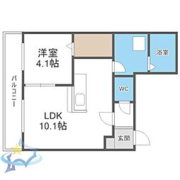 札幌市営東西線 発寒南駅 徒歩3分 2階/-