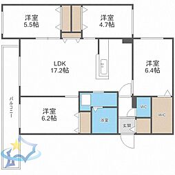 札幌市営東西線 発寒南駅 徒歩20分