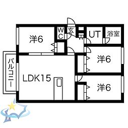 札幌市営東西線 琴似駅 徒歩24分 3階/-
