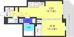 レジェンドコート琴似 1LDKの間取図画像