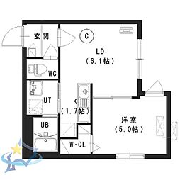 札幌市営東西線 発寒南駅 徒歩5分 4階/-
