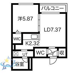 札幌市営東西線 発寒南駅 徒歩5分 4階/-