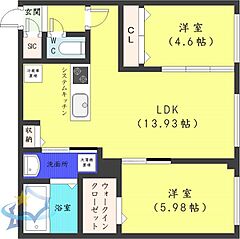 物件の間取り