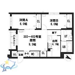 札幌市電2系統 西線11条駅 徒歩15分 4階/-