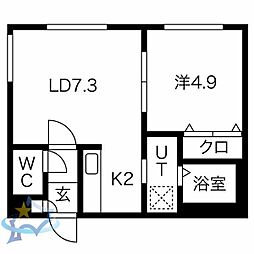 札幌市営東西線 琴似駅 徒歩11分 2階/-