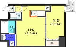 アイビーパレス52 1LDKの間取図画像