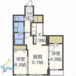 札幌市営東西線 琴似駅 徒歩5分 5階/-