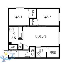 札幌市営東西線 琴似駅 徒歩9分 1階/-
