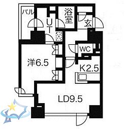 プライムメゾン南2条 1LDKの間取図画像