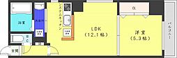 スペース北3条 1LDKの間取図画像