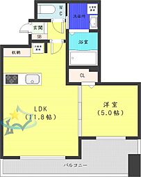e′clair 1LDKの間取図画像