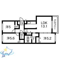物件の間取り