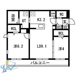 札幌市営東西線 円山公園駅 徒歩7分 3階/-