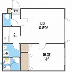 札幌市営東西線 発寒南駅 徒歩14分 1階/-